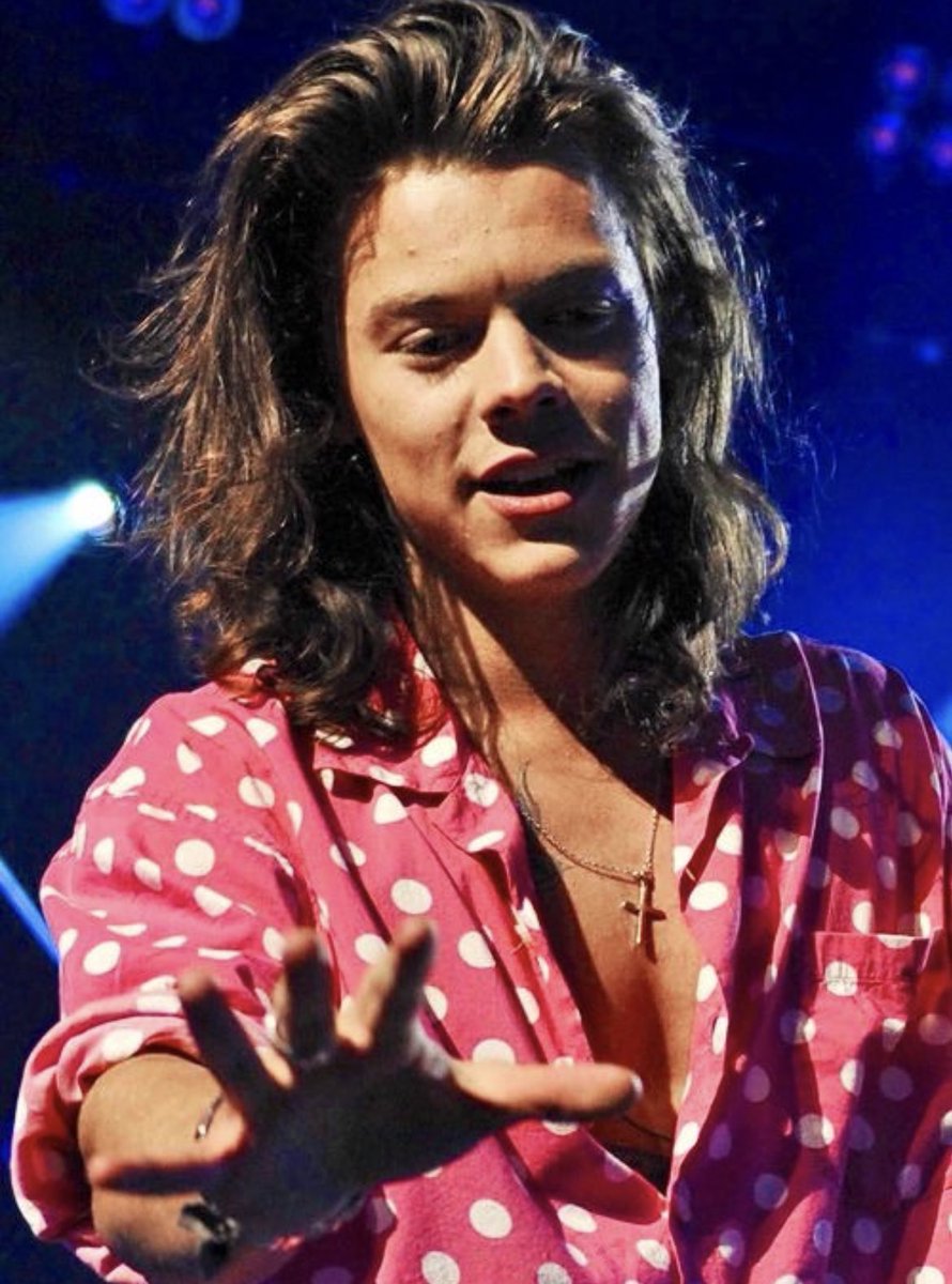 ₊˚.༄ every picture of harry styles in THAT polka dot shirt; a thread