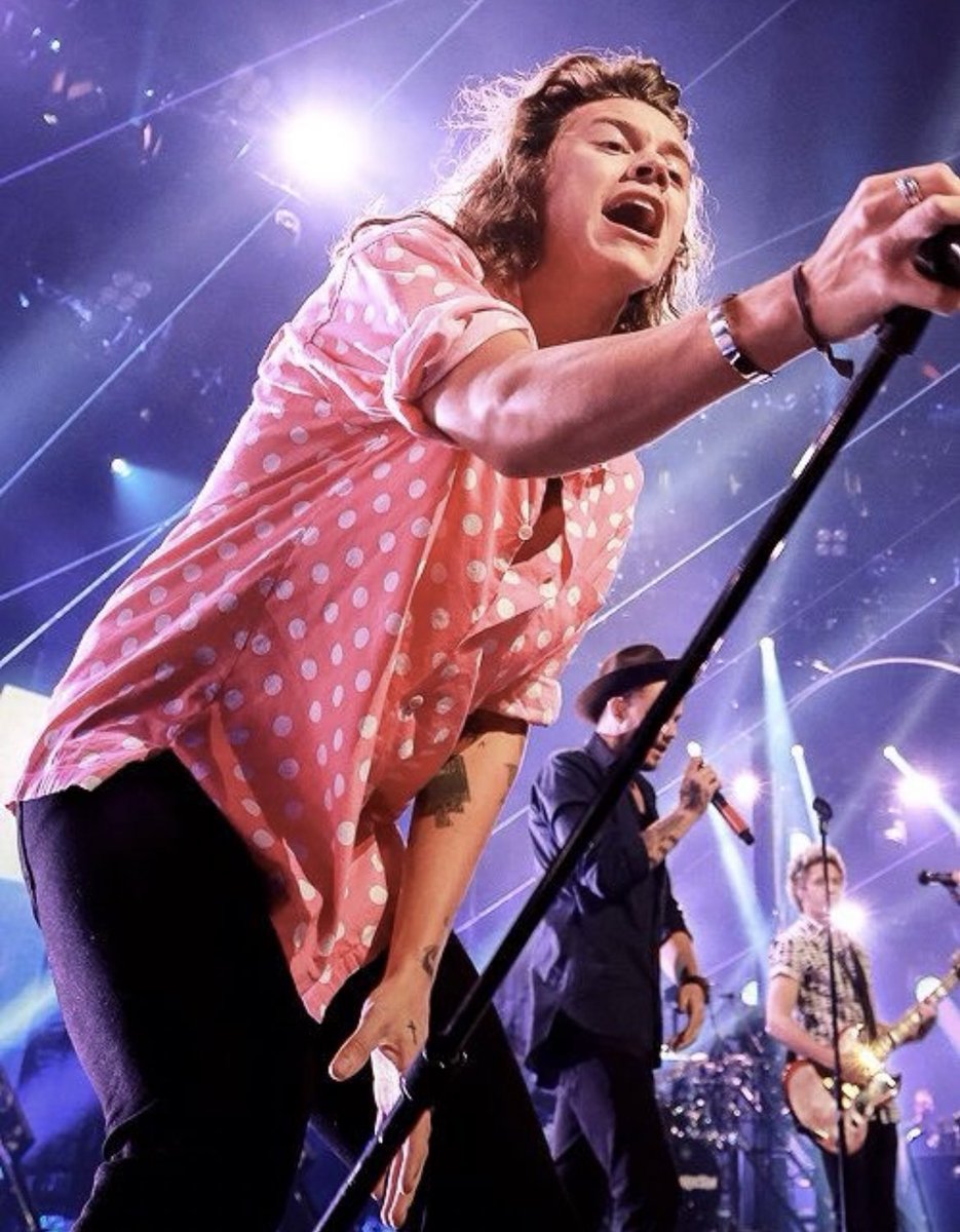 ₊˚.༄ every picture of harry styles in THAT polka dot shirt; a thread
