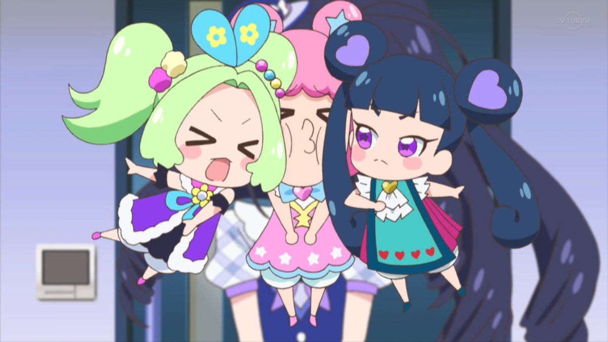 Meltic StAr 赤城 あんな（レッド） 緑川 さら（グリーン） 紫藤 める