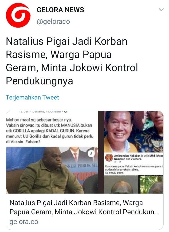 asembiring's tweet photo. Sebagai orang Batak dengan kerendahan hati, saya memohon maaf yang sebesar-besarnya kepada seluruh warga Papua, terkhusus bagi bang @NataliusPigai2 yang menjadi korban rasis akibat tulisan si BANGSAT itu, semoga ulah JAHANAM itu tidak berdampak pada suku Batak dipapua. 🙏🙏🙏 https://t.co/9uHWRiBHeb