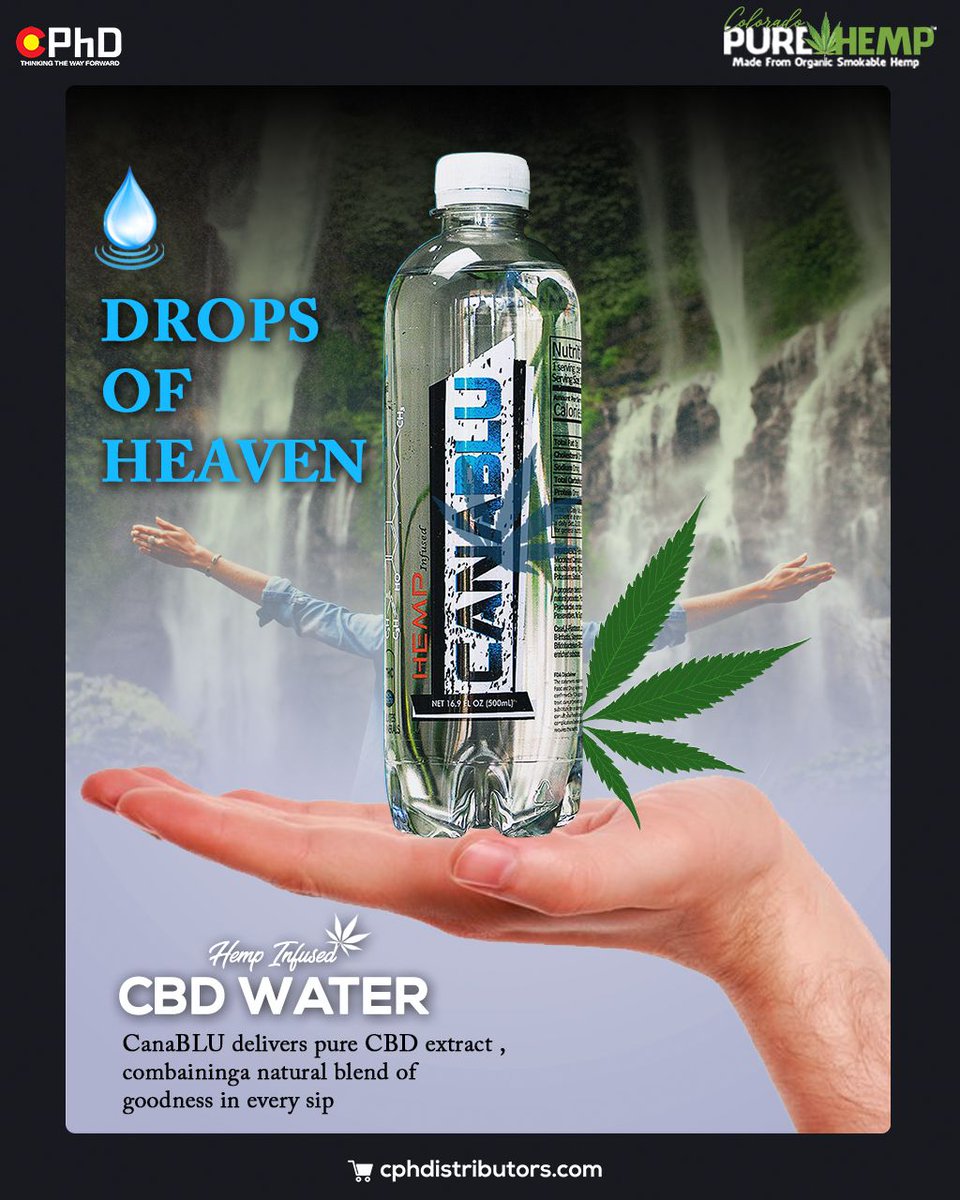 Its not just PLAIN WATER, Its DROPS Of HEAVEN
#canablu #sportsdrink #hempwater #cbddrinks #cbdbeverage #hempdrink #cbdbenifits #cbdonlineshop #cbdonline #hempbeverages #gymlife #420everyday #weedstagram420 #weedsociety #quitsmoking #mentalhealth #activeliving #stayactive https://t.co/97HxvyPTgz