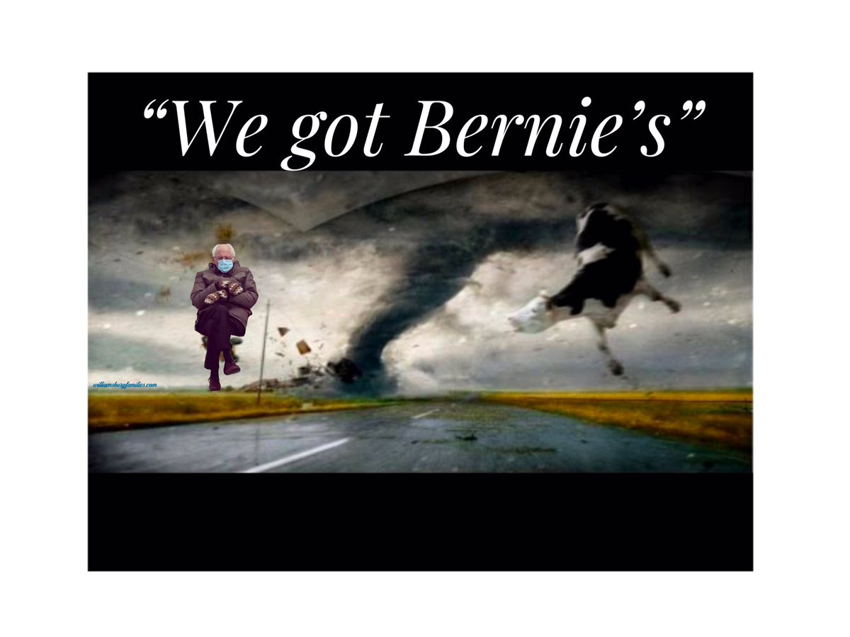Sshine72's tweet photo. When you’re a bored storm chaser.....😂 🌪 ⚡️  ⛈🌩💨
#Berniememes #BernieMeme #twister #stormchaser #weathermeme #imdead #twistermovie https://t.co/WlC6ViXsMV