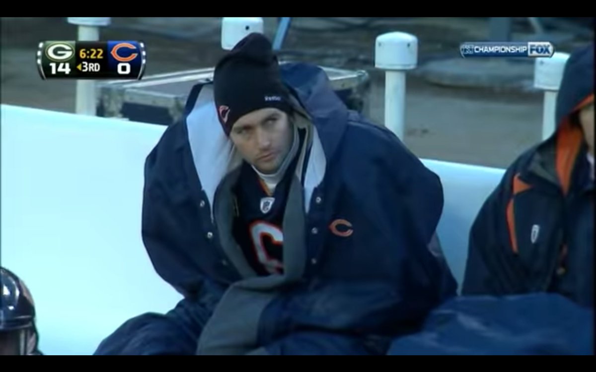 10 years ago today, the Bears lost the NFC championship game at Soldier Field against the Packers. It was a franchise turning point for us and the defining Bears game of the past decade.Here are my top 10 thoughts on the game and its legacy.A depression thread.