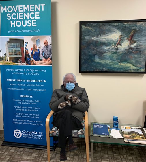 Trying to thaw out after your trek across campus, before your advisor meeting like...