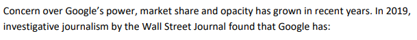 What about concerns over News Corp’s and Nine’s market share? The submission doesn’t mention that at all.  #MSM is naturally ignoring this entirely and so are Labor and The Greens. This is turning into a Google bad, MSM good approach and it’s laughable.