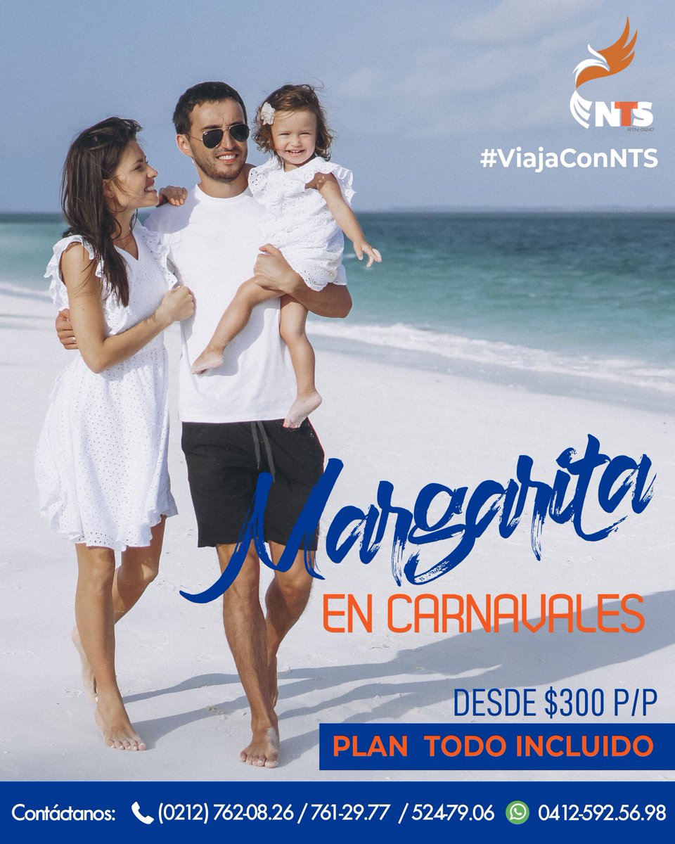 NETWORKTRAVEL1's tweet image. Viaja a Margarita en Carnavales contáctanos