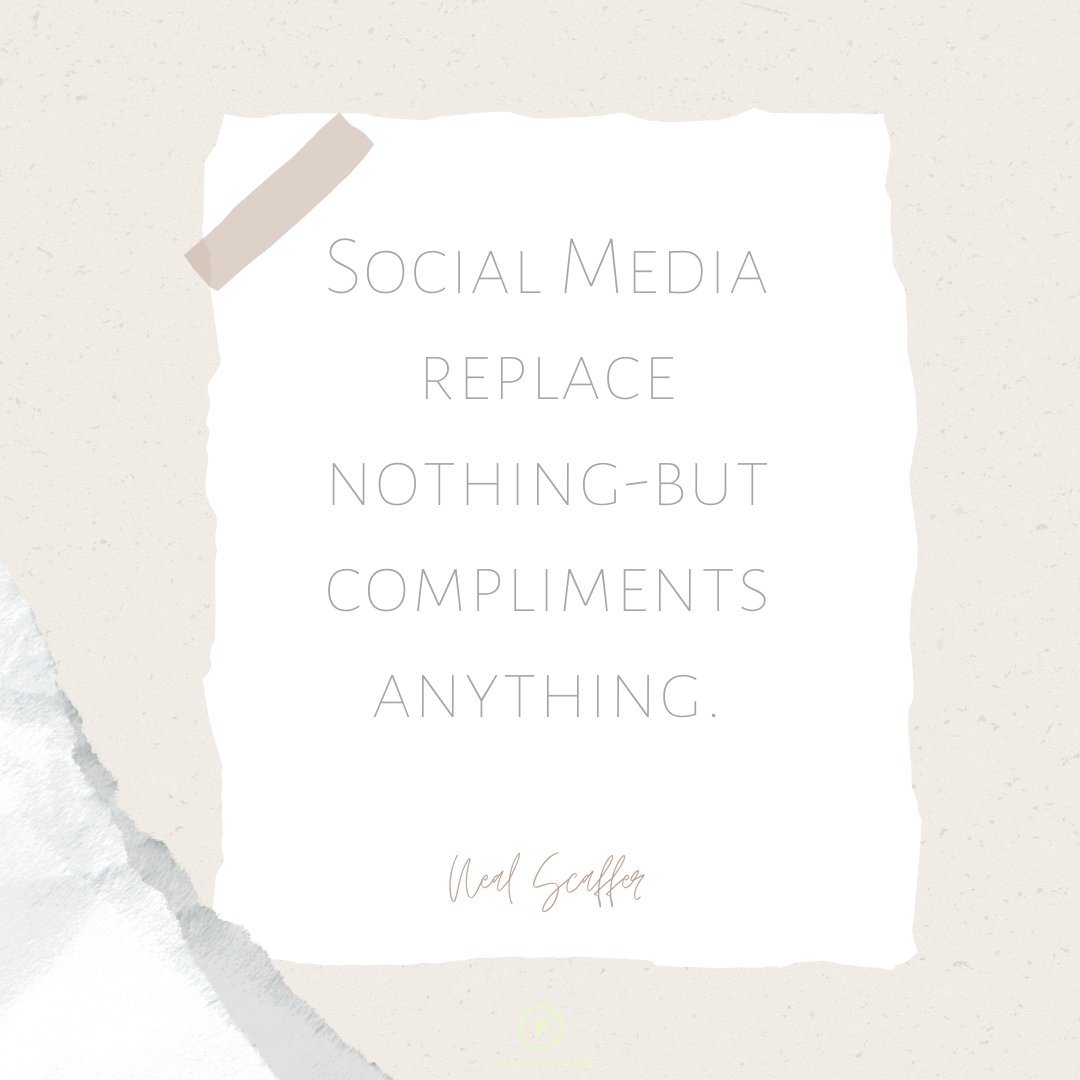 F3SolutionsGrp's tweet photo. Social media replace nothing but compliments anything.
#socialmedia #business #F3SolutionsGroup #success #QOTD https://t.co/ULkskaWUnf