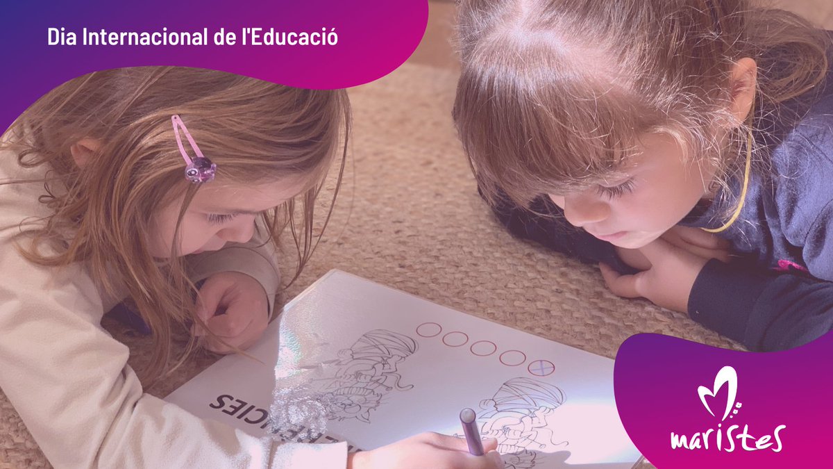 Deia Marcel·lí Champagnat, fundador dels #Maristes, que "per educar cal estimar". I ho recordem avui, #DiaEducació21, i donem gràcies als milers d'educadors i educadores que dia a dia, educant i estimant, continuen fent realitat el somni de Marcel·lí. #DiaInternacionalEducació