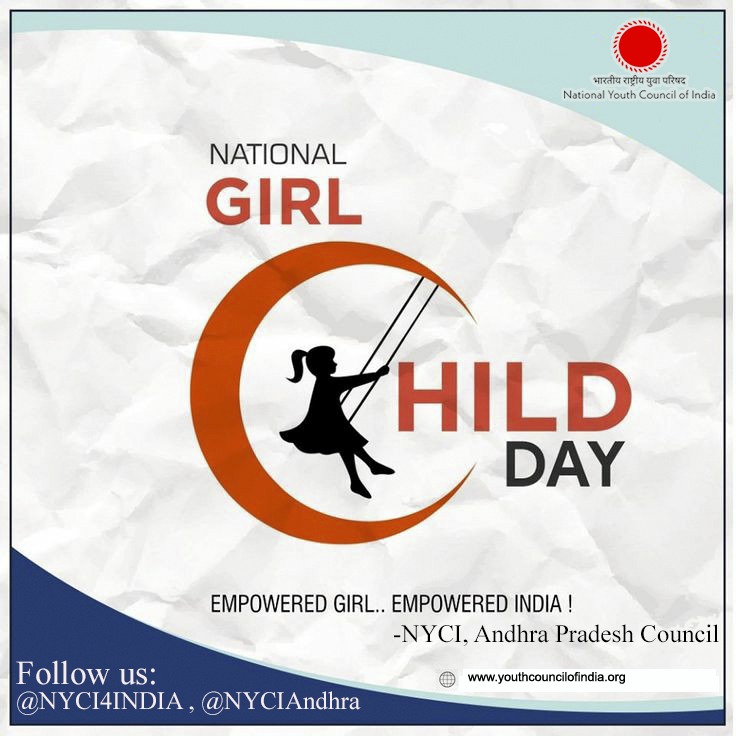 "Without a Girl Child in Your Family, You Cannot Have Prosperity, Happiness and Glory, Always Respect Her and Care for Her"
#NationalGirlChildDay 
<a href="/NYCIAndhra/">NYCIAndhra</a> <a href="/NNSwamyIndian/">Narayana Swamy.N🇮🇳</a> <a href="/GANESHNAGUD/">Ganesh Nag Doddi</a> <a href="/RahulKanchi/">Rahul Kanchi</a>