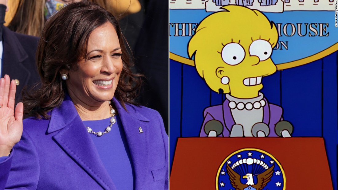 Somebody working at The Simpsons must also be a mentalist! #KamalaHarris #mentalist #Simpsons