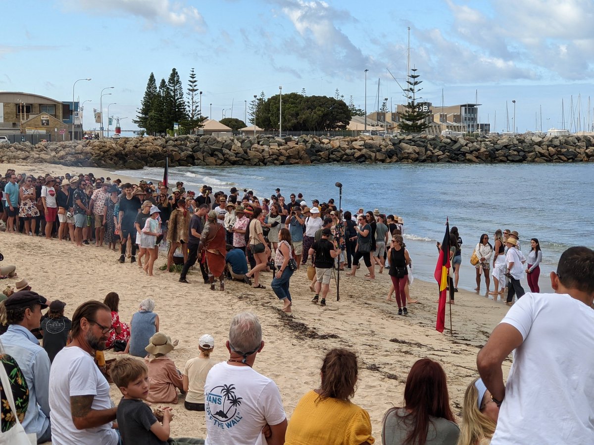 Amnesty_IR_WA's tweet photo. We joined in with One Day in Fremantle today as an appropriate celebration of this country and the Noongar land we live on. 
Thank you @CityofFremantle for hosting this culturally rich event &amp; showing another way IS possible! #changethedate. https://t.co/qa64gGIOcQ