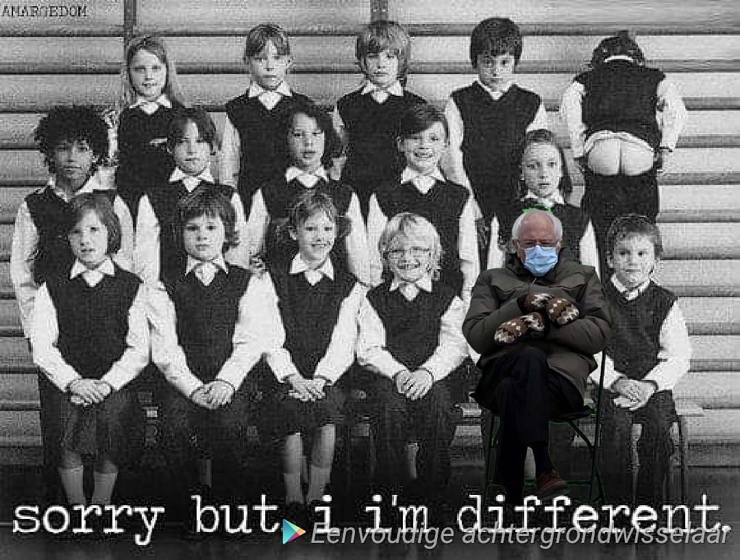 Sorry but i'am different.
#BernieSanders #Berniememes #BernieMeme #bernie