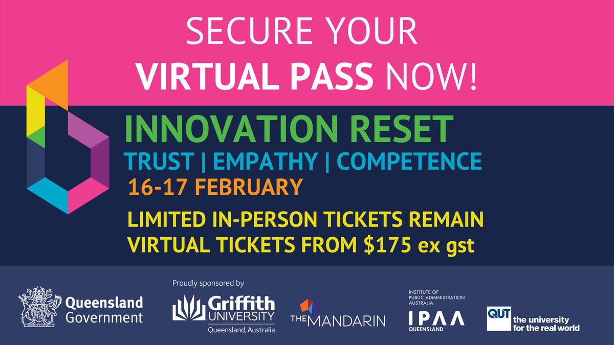 Trust, empathy &amp; competence at the heart of the new public work.  Join the conversation at #biig2021 via a 2 day virtual pass -  live access to ALL main stage sessions, main stage breakout, live Q&amp;A, virtual expo + on demand access for 3 months visit biigconference.com.au