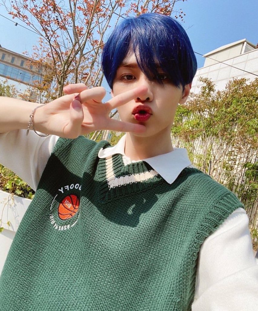 Kun with blue hair a very important thread 