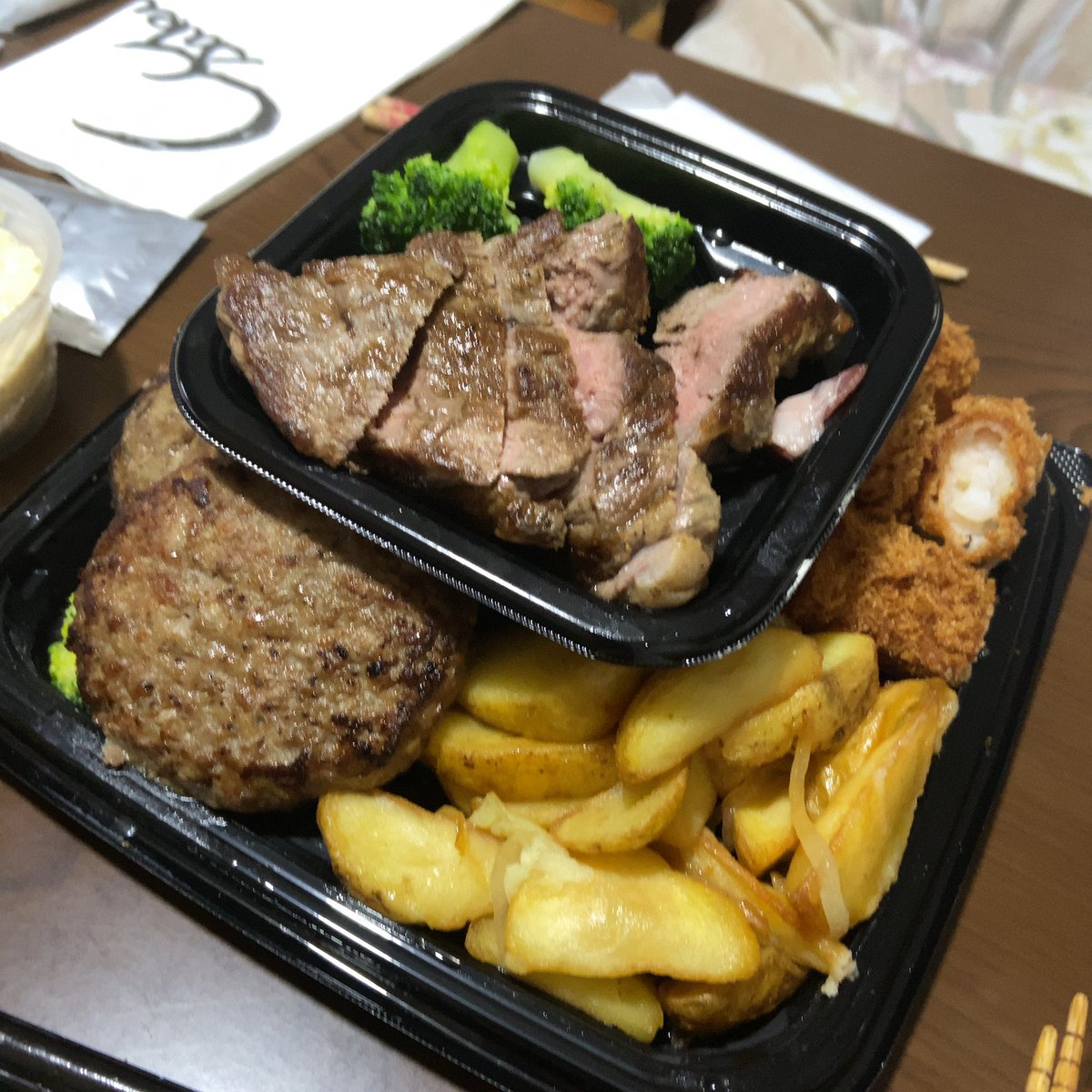 ショー市民 ステーキのあさくま テイクアウト ステーキ ハンバーグパーティオードブル 他 株主優待券が無かったらなかなか思いきれないお持ち帰りをしてみました Withコロナライフ