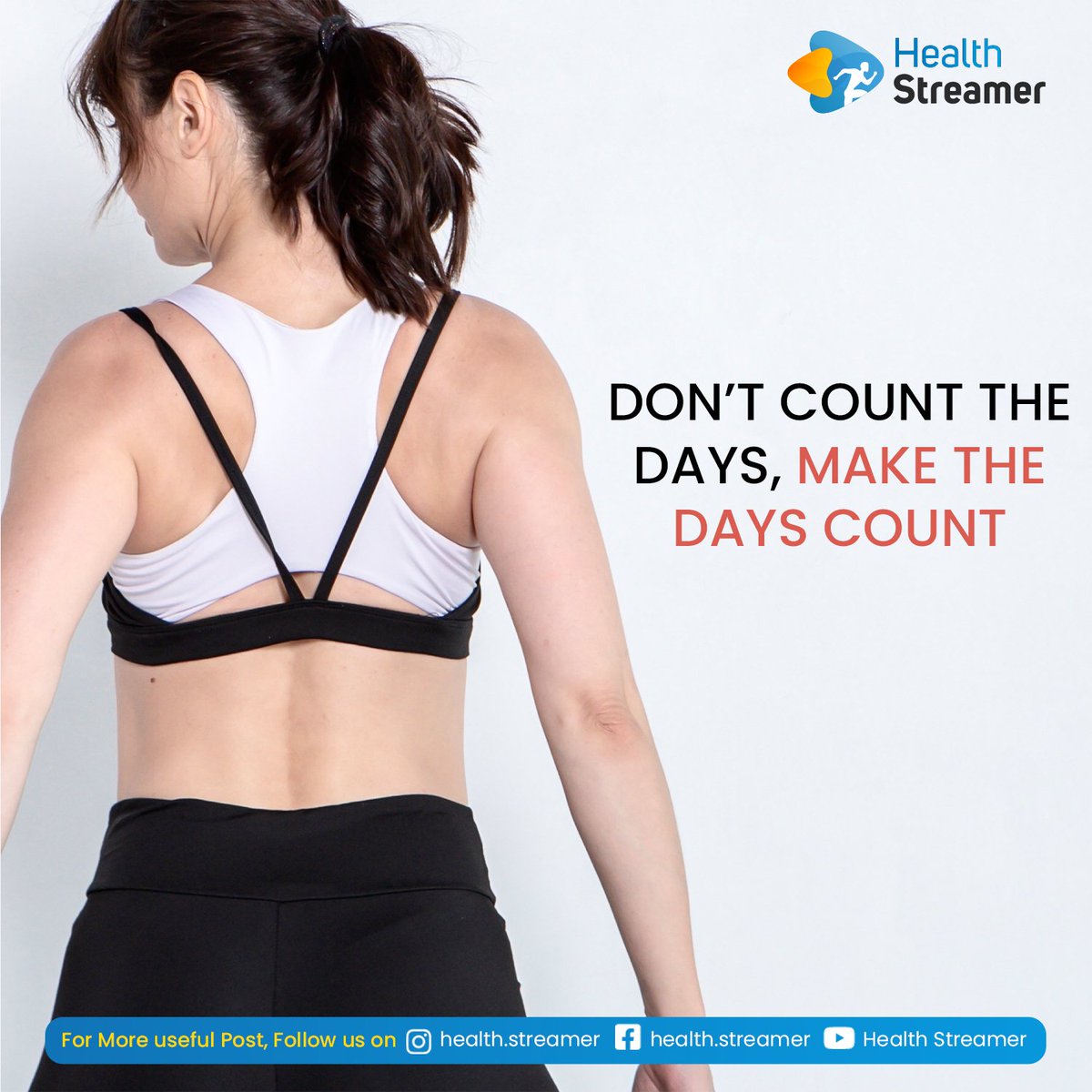 HealthStreamer's tweet image. Don't count the days, make the days count

#Fitness #fitnessfacts #dailyneeds #calories #dietplan #reverse #workout #dailymotivation #success #struggle #protein #carbs #vitamins #properdiet #skipping #cardio #walking #gymlovers #gym