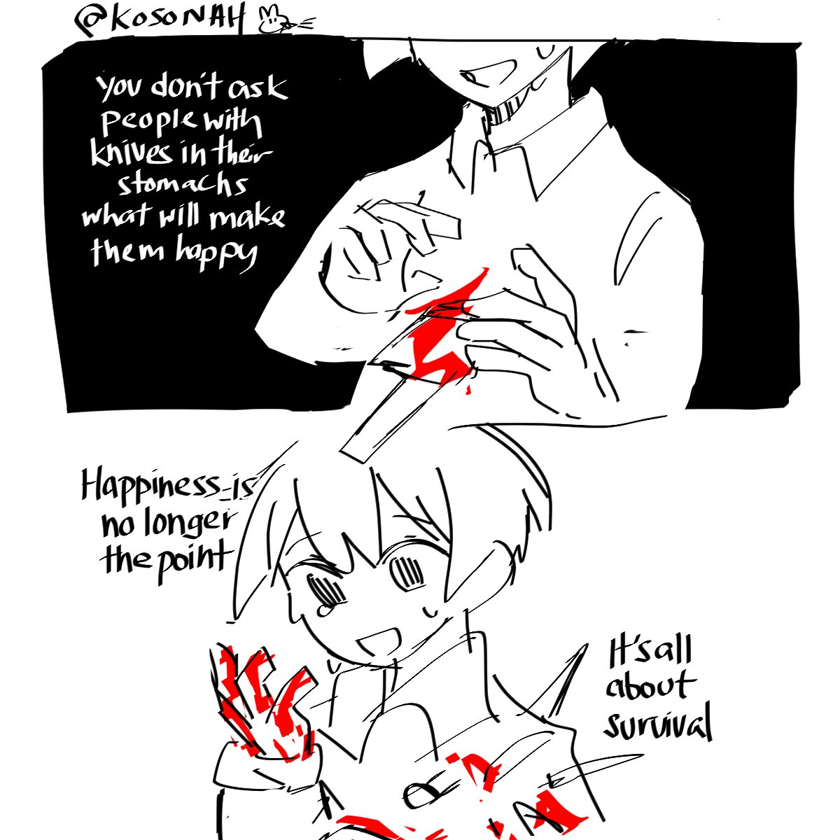 tw // blood , knives , knife

quote by Nick Hornby, How to Be Good 