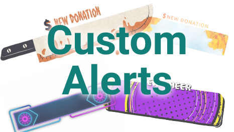 Who wants custom alerts? 🙌 Like, retweet, and tag a friend. We'll pick three lucky winners and create custom alerts just for you! Good luck! 🤞