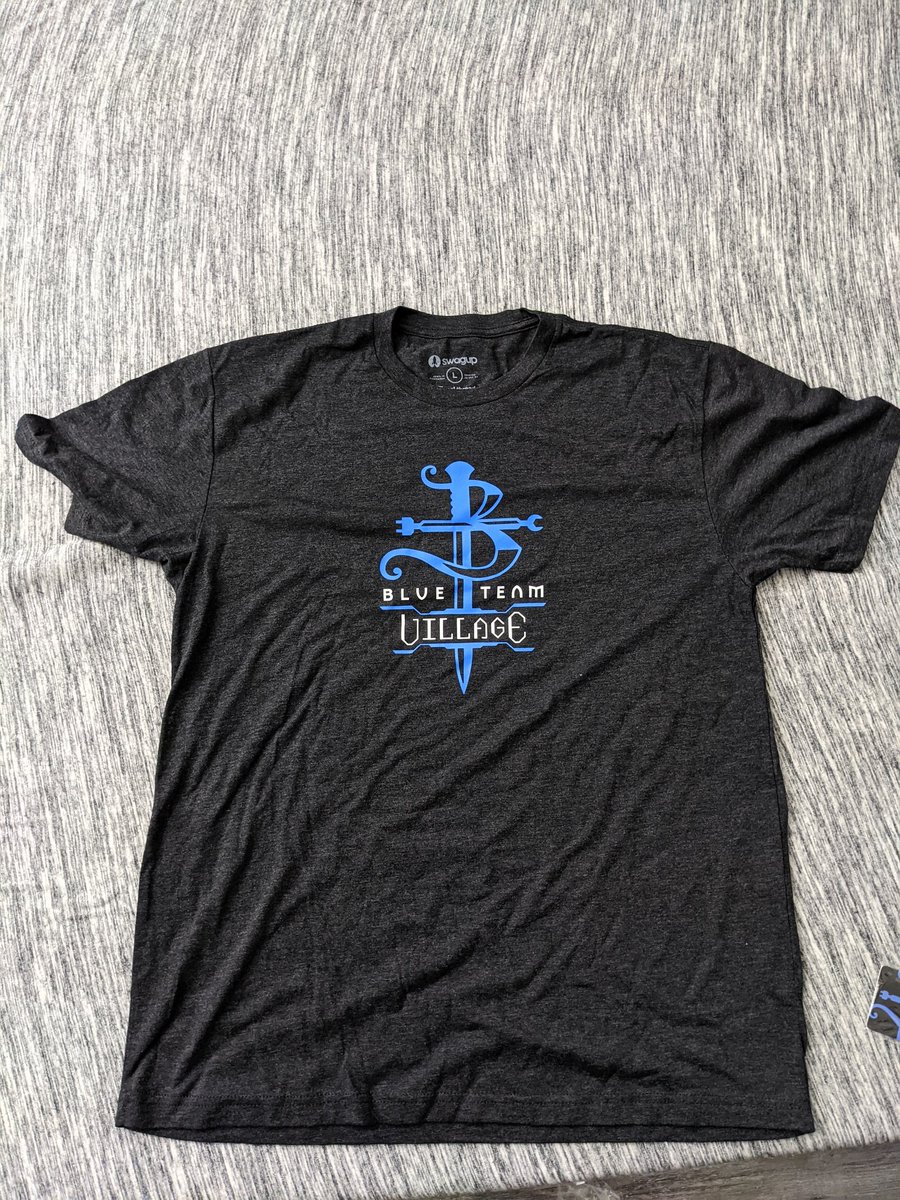 We_Are_A_J's tweet photo. Just got a package with this awesome #BlueTeamVillage swag. 

Thanks @BlueTeamVillage for providing  volunteering opportunity during #defconsafemode. 

Looking forward to volunteer in person during #Defcon29. 

#defcon #security #defense #blueteam #infosec #infosecurity #defcon28 https://t.co/8Fzd38LnIe