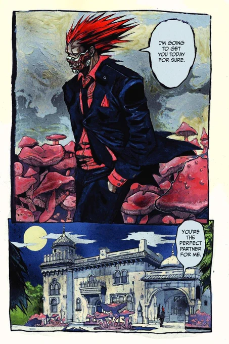 drhdr spoilers and some blood but the colored pages hit different 