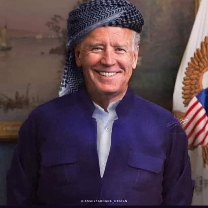RYABASAN's tweet photo. Vayy xalêmini Biden, Dıbejin tü ji kurdi Anlamış diki ama nizani konuşmiş biki. https://t.co/RMUfTz52GM