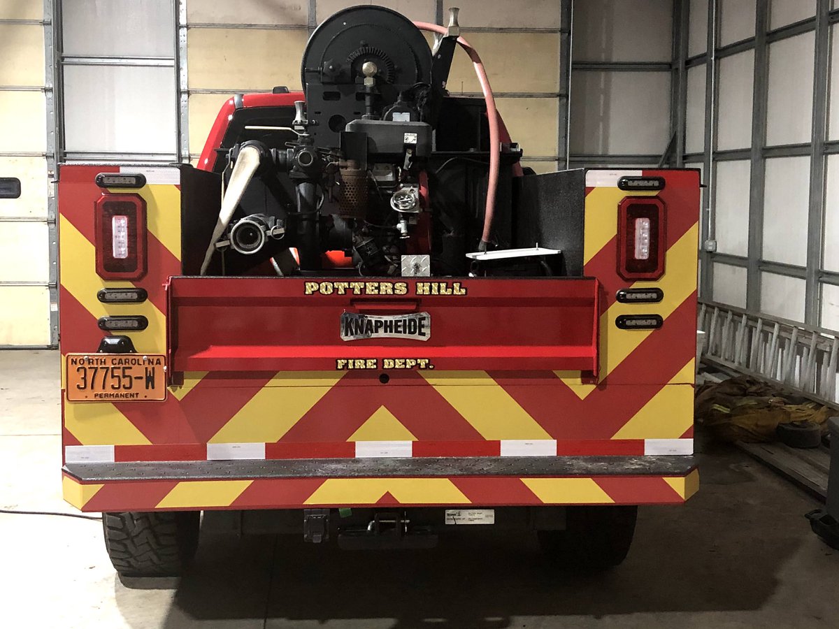 On Tuesday January 5th the new Potters Hill Brush 1 was placed in service. It’s a 2020 Ford F-350 mainly built in house only the lights, Radios, siren, lettering, wheels and tires and spray in bed lines was subbed out.