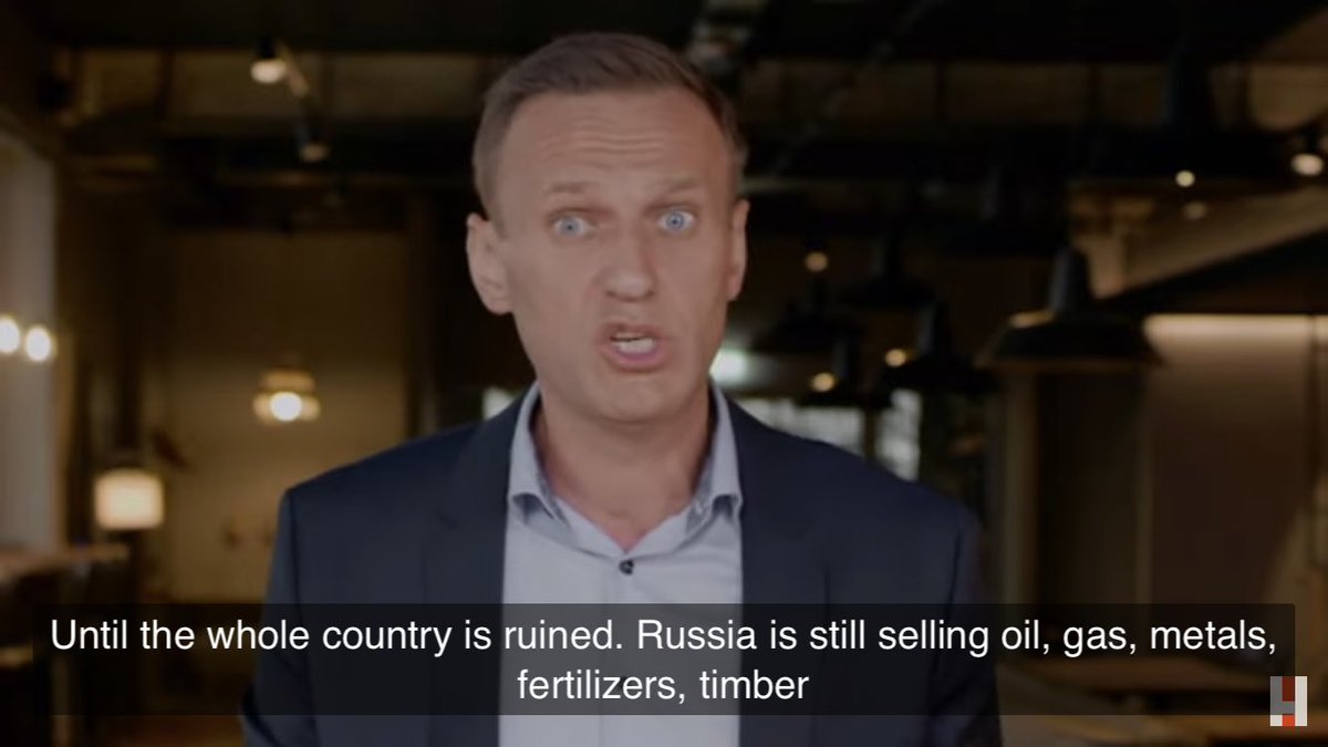 Navalny pleading to stop tolerating officials who steal.