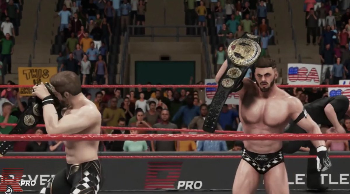 TheRace_TR's tweet photo. You’re looking at the newest RPRO Tag Team Champions, you bros and ladies better get familiar with these faces and gold around our shoulders! @_RelentlessPro https://t.co/5awK32FJ7M