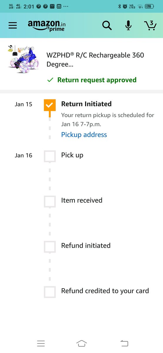 SidduPattanshe1's tweet image. #AmazonIndia #consumercourt Requested for return it&apos;s already 10days no action #Amazonreturnpolicy
