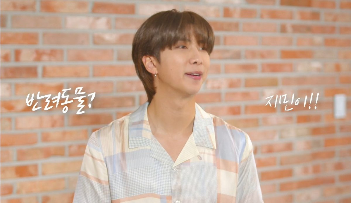 RM91227's tweet photo. 멤버들 각자 반려동물 이름 말할 때 혼자 지민이라고 한 김남준ㅋㅋㅋㅋㅋㅋㅋㅋㅋㅋㅋㅋㅋㅋㅋㅋㅋㅋㅋㅋㅋㅋㅋㅋㅋ (모니둥절) https://t.co/khJBgJLhHh