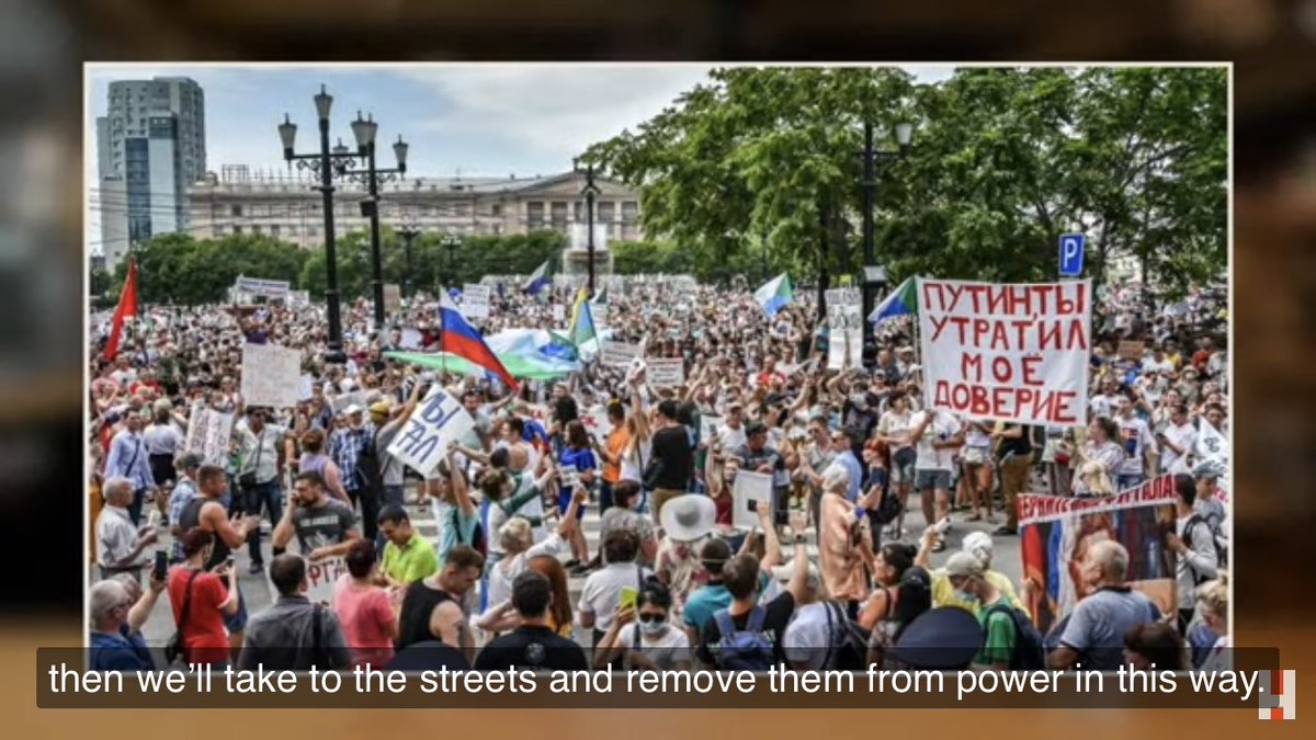 FIGHT THE POWER: Here he encourages protests for free and fair elections.