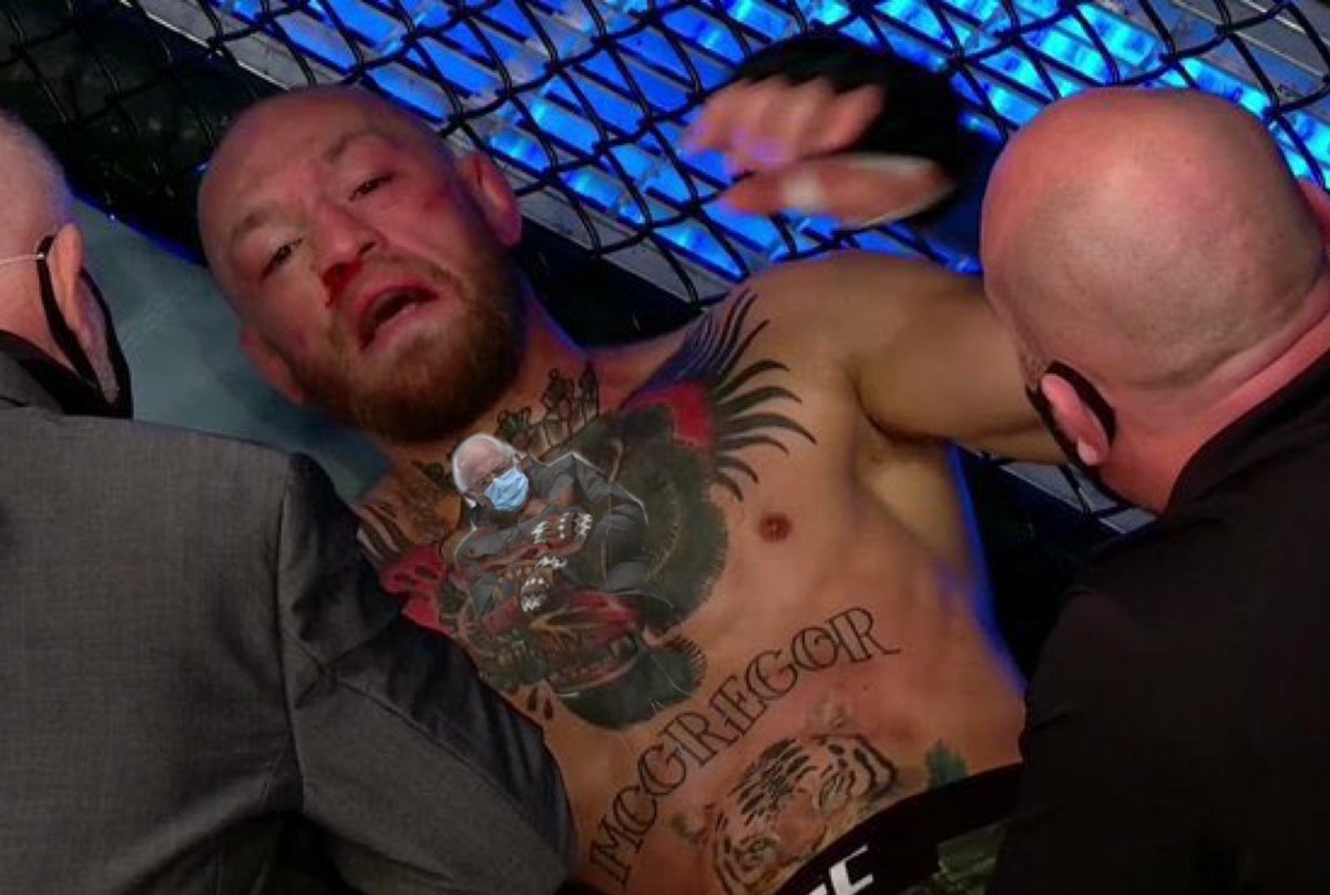 <a href="/TeamKhabib/">khabib nurmagomedov</a> He has a Bernie tat?