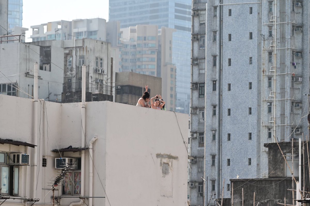 Cheering up each other