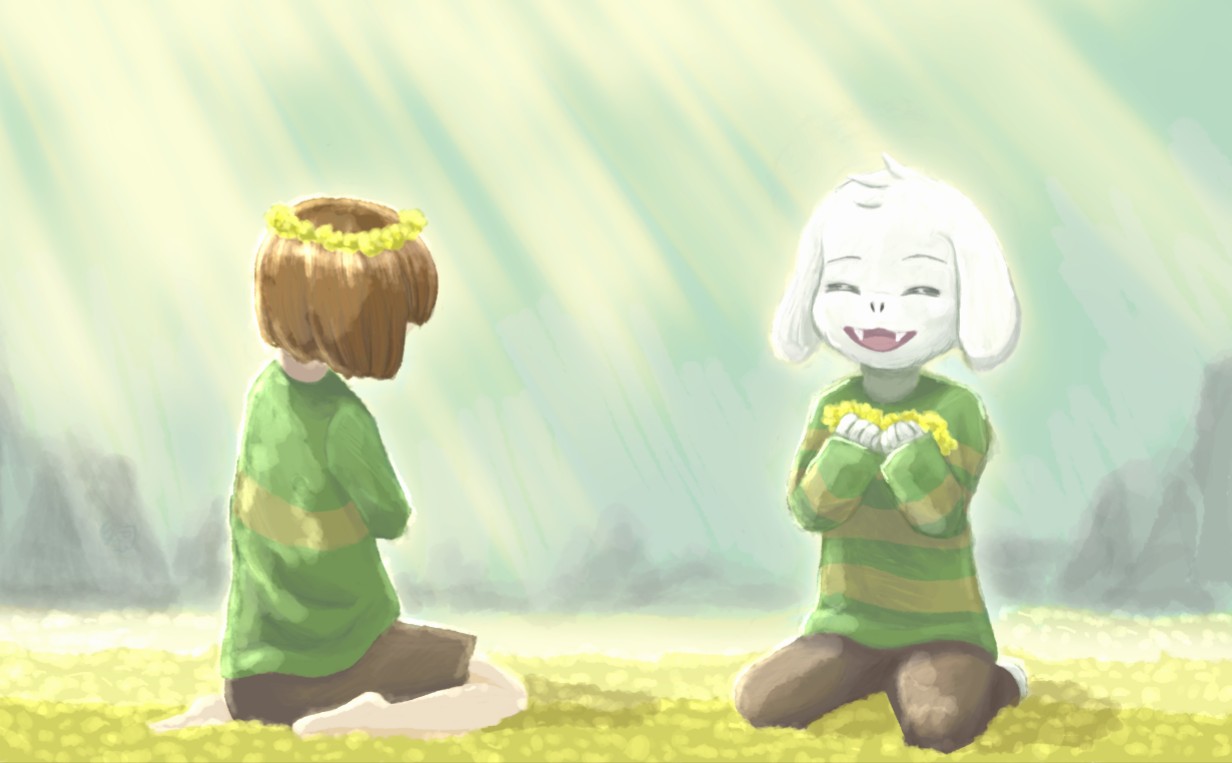幻覚 金色の花畑 Undertale T Co Sjcs2lzug6 Twitter