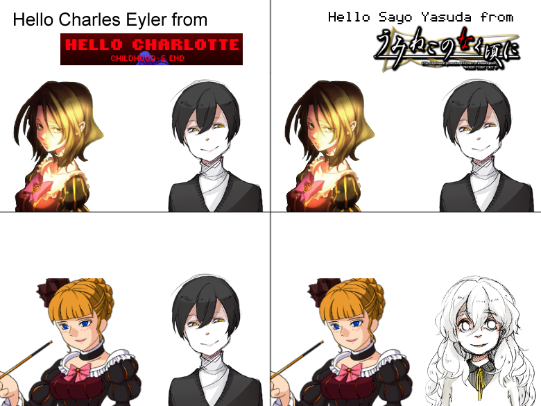 Major Hello Charlotte and Umineko spoilers ///
so @DarthCass125 has been feeding me excellent crossover ideas
#HelloCharlotte #Umineko