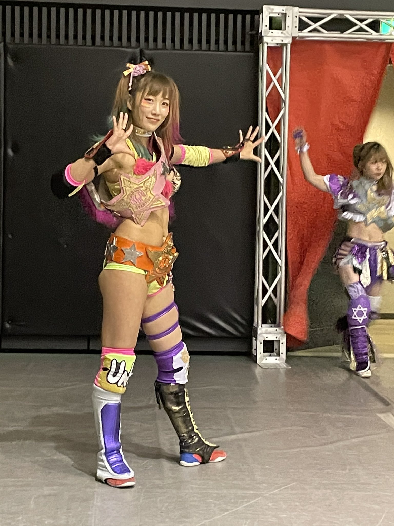 棚橋イオ スターダム大阪大会昼の部 うなぎさやか選手 めっちゃ可愛い これから強くなってスターダムの中心選手になって欲しい スターダム うなぎさやか めっちゃ可愛い T Co Cnaef2n50s Twitter