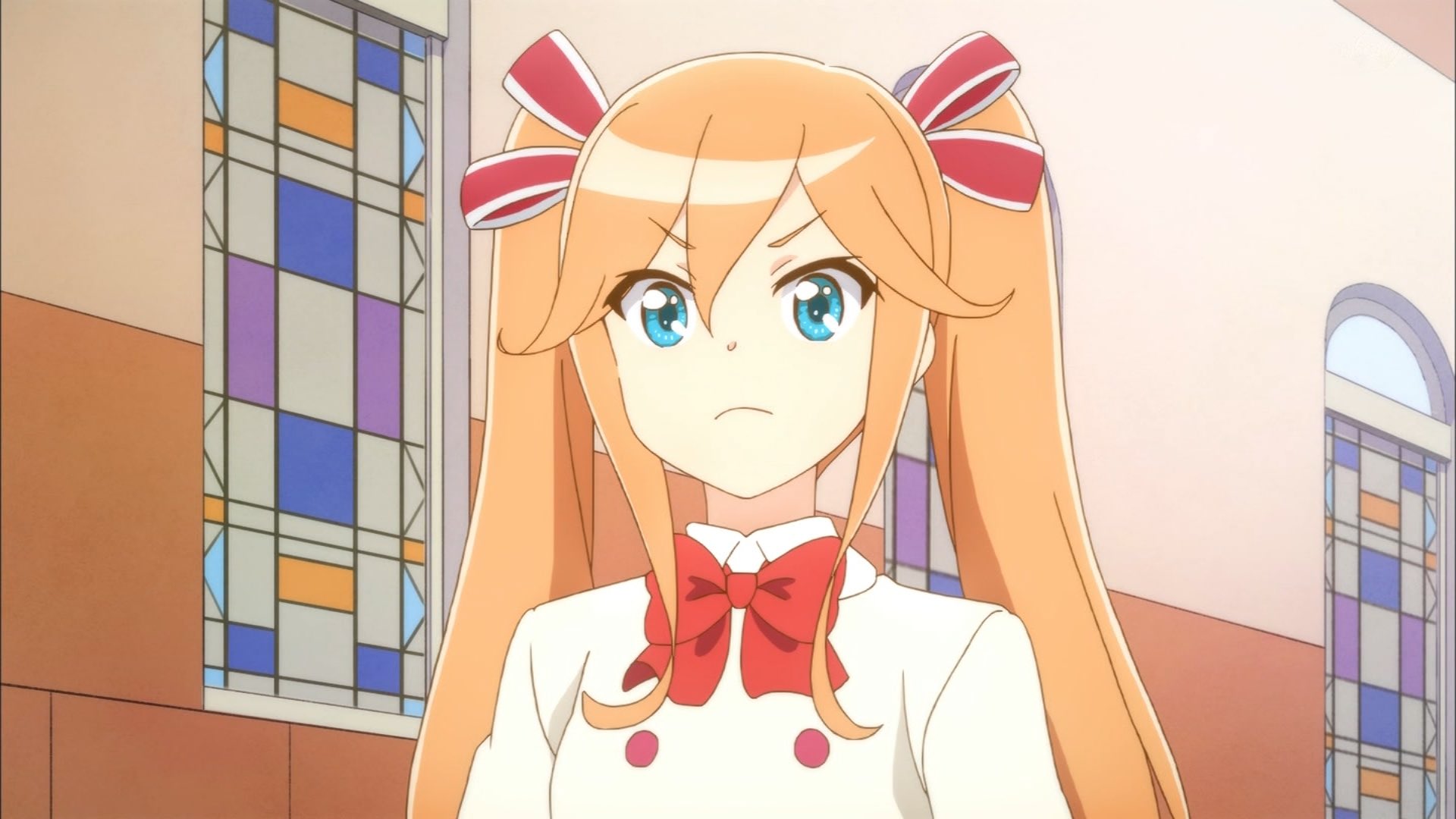 ろびん 今日のミュークルドリーミー 押尾先輩出てるじゃん 杉山先輩の前ではリボンハートになっちゃうとことかsuki可愛い オレンジ髪ツインテールお嬢様ギャグキャラってなに T Co Zicu0bwwvc Twitter