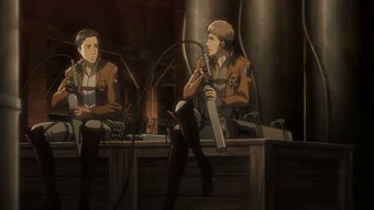 ok now lets talk about jean. jean is important in the way that he honestly seems the most human to me compared to all the other scouts. marco noticed this in season one -- where he told jean that "jean was strong because he understood the weak."
