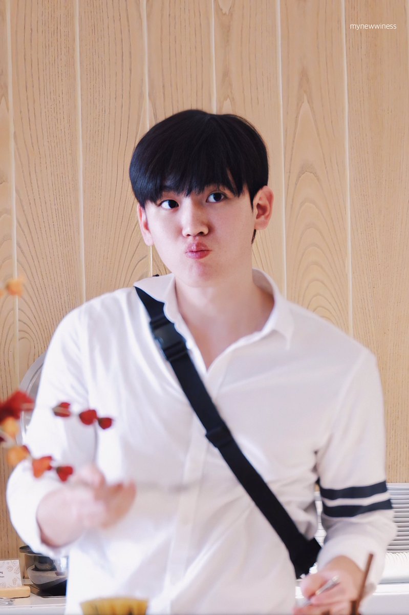 Sulking because he was sick