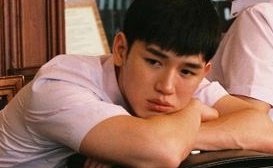 Sulking because he was sick