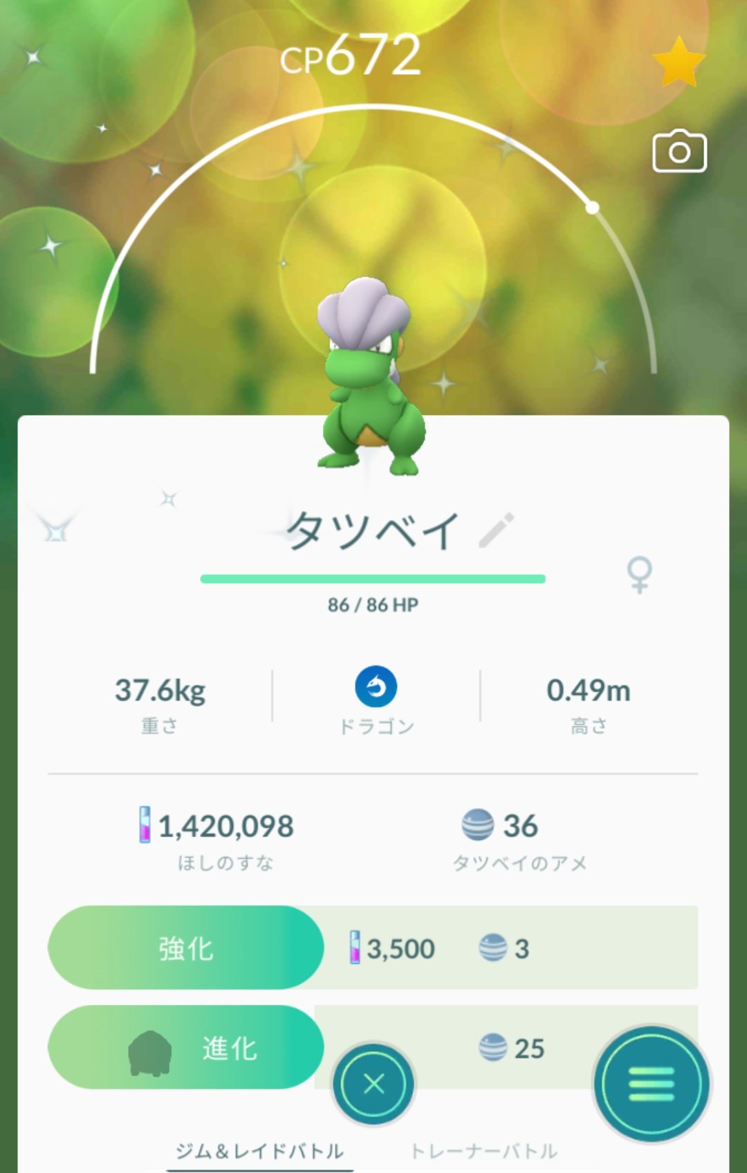 れもきゅん ポケモンgo タツベイのいろち T Co 9m7mlhl9nq Twitter
