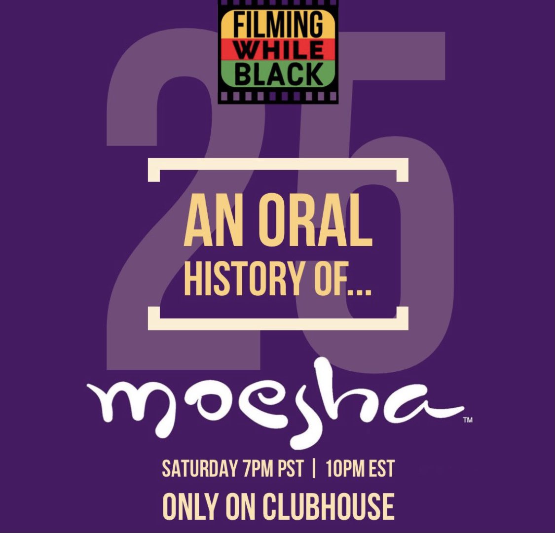 TJArmour's tweet photo. All props to the homie @walkgoodetienne and #FilmingWhileBlack on an amazing @joinClubhouse room for an oral history of #Moesha on its 25th anniversary. 🙌🏽 #MoeshaCH https://t.co/ZnW4TjdA8d
