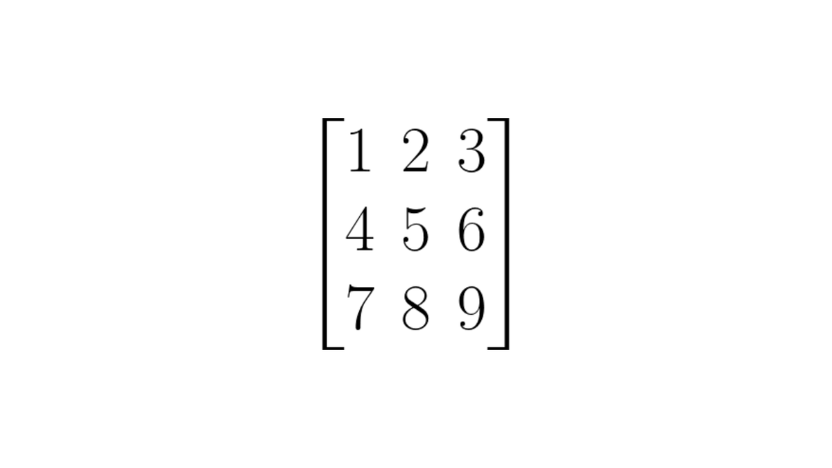 We represent matrices(plural for a matrix) in Python using a LoL (List of Lists).