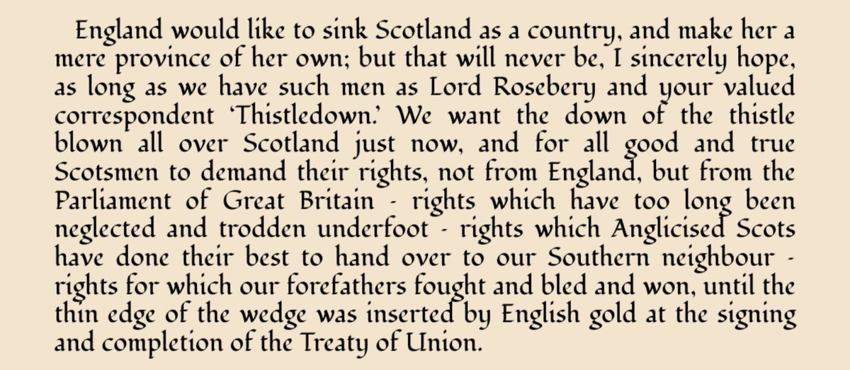 FlikeNoir's tweet photo. @Scotmeg2 Thistledown takes a pop at these #AnglicisedScots in today's article reading 😉

https://t.co/eVHZeRORhs

#AngloScots #SameOld #Centralisation #ScotRef #JustifyTheUnion #TreatyOfUnion https://t.co/qLBLUYlqru