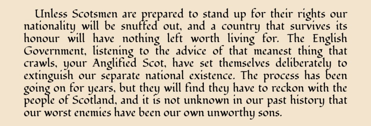 FlikeNoir's tweet photo. @Scotmeg2 Thistledown takes a pop at these #AnglicisedScots in today's article reading 😉

https://t.co/eVHZeRORhs

#AngloScots #SameOld #Centralisation #ScotRef #JustifyTheUnion #TreatyOfUnion https://t.co/qLBLUYlqru