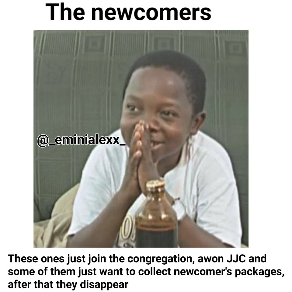 Different types of people on you'll see in the church on Sunday Thread 