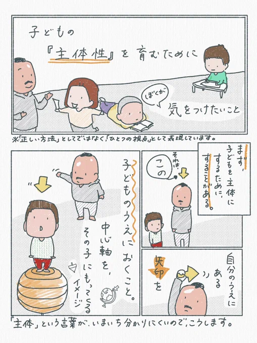 「子どもの主体性を育むために、ぼくが気をつけたいこと」

主体性ってなに?自主性とどう違うの?って長いこと悩みながら見つけた例えが、その子の上に矢印をおくということでした。子どもを見るときに、自分の関わりを振り返るときに、いつもイメージしています。 