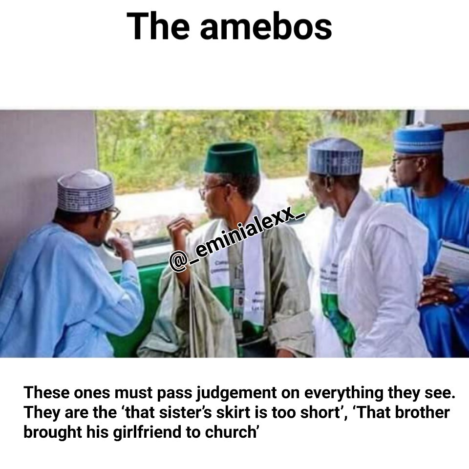 Different types of people on you'll see in the church on Sunday Thread 