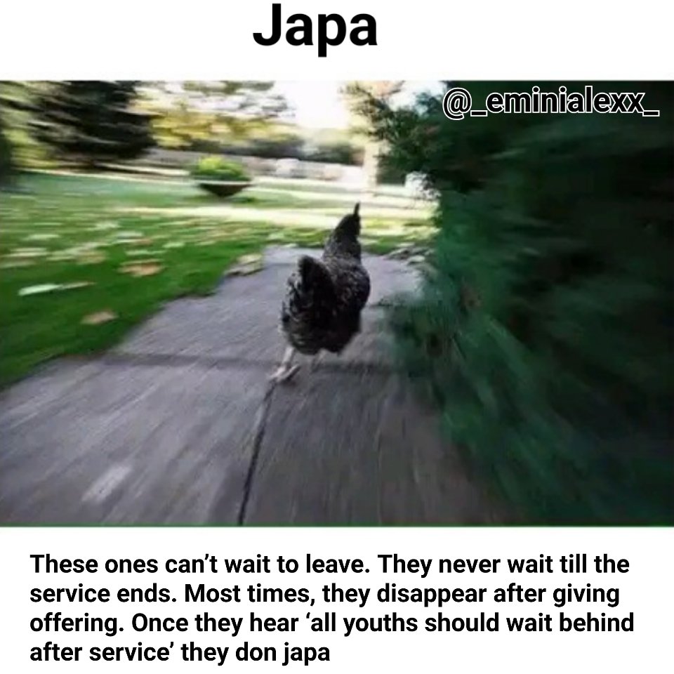 Different types of people on you'll see in the church on Sunday Thread 