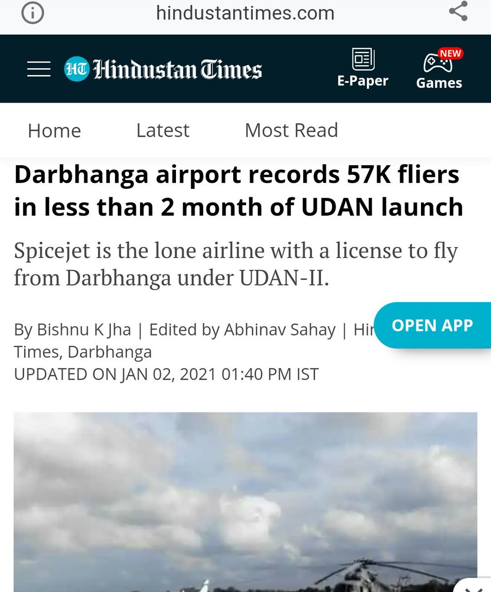 RiturajThinks's tweet photo. #DarbhangaAirport showed immense potential with 57k footprints 👣, but due to lack of ILS is loosing trust.

Requesting @AAI_Official @HardeepSPuri @rajnathsingh ji to look into it.

 #DarbhangaAirportWantsILS https://t.co/uQI0GIoj0j